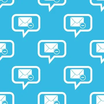Remove letter message pattern Stock Illustration