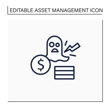 Remove line icon Illustrazione stock