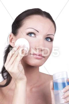 Remove make-up Stock Photos