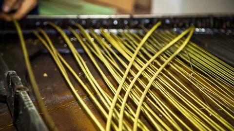 Remove old strings of the piano Video stock 85902088