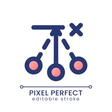 Remove pendulum effect pixel perfect gradient fill ui icon 스톡 일러스트
