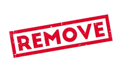 Remove rubber stamp Stock Illustration