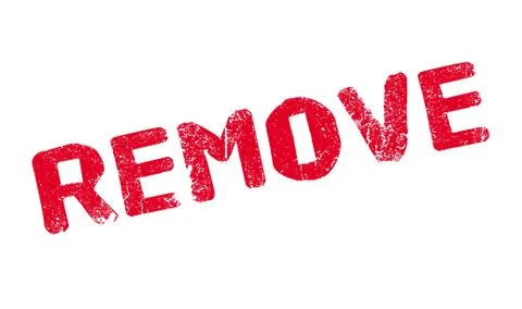 Remove rubber stamp Stock Illustration