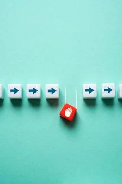 Remove stops and obstacles. Bypass denials and restrictions. Remove vetoes... Stock Photos