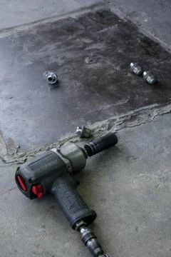 Remove the wheel gun 库存照片