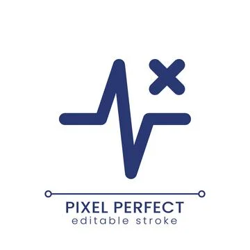 Removed pulse animation pixel perfect gradient fill ui icon 스톡 일러스트