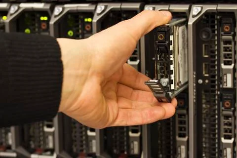 Removes hard drive Stock Photos