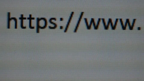 Removing an address in a browser address bar. Stock Footage 126552796