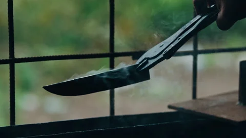 Removing blade from the water Stock Footage 275440729