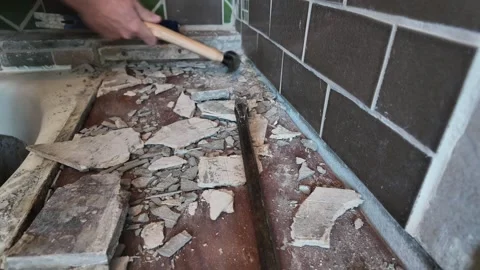 Removing construction work 스톡 동영상 279050046