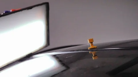 Removing dents without painting Video stock 87185616