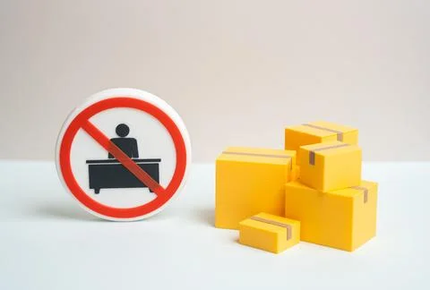 Removing officials from the customs clearance process. Combating corruption.. Stock Photos