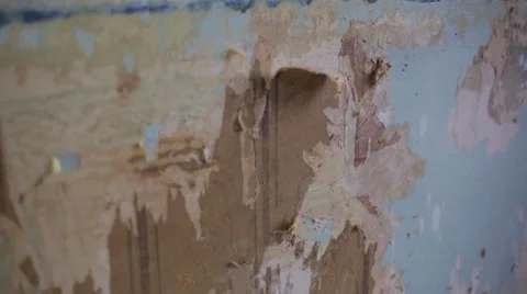 Removing old wallpaper Stock Footage 59116393
