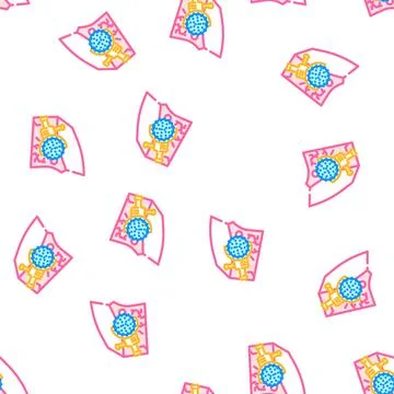 Removing scratches vector seamless pattern Illustrazione stock