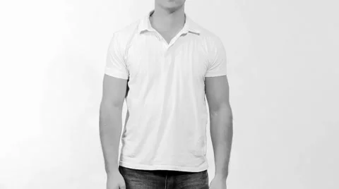 Removing Shirt Stock Footage 7902017