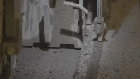 Removing the top layer of asphalt Stock Footage 267979514