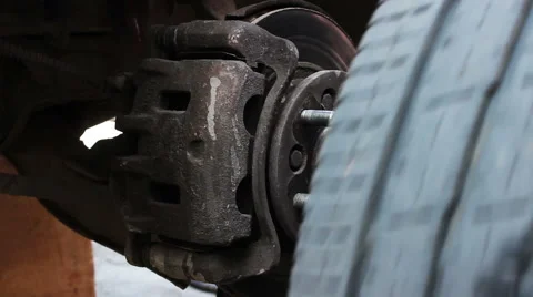 Removing The Wheel, close up Stock-Footage 41731804