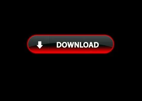 Ren neon button download Stock Illustration