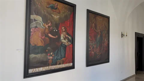 Renaissance / Baroque Abbey 库存影片 314911617