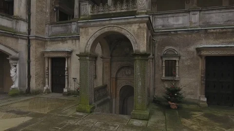 Renaissance Castle Stock Footage 71012880