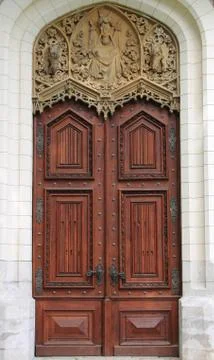 Renaissance front door Stock Photos