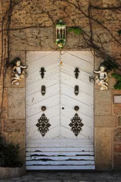 Renaissance front door Stock Photos