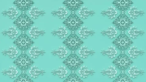 Renaissance retro antique vintage pattern, victorian elegant damask background Stock Footage 171812054