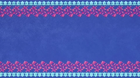 Renaissance retro elegant frame, textile lace ethnic fabric aztec template Stock Footage 170791047