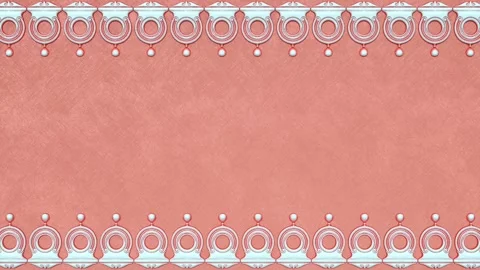 Renaissance retro victorian elegant frame, royal damask background with border Stock Footage 170579231