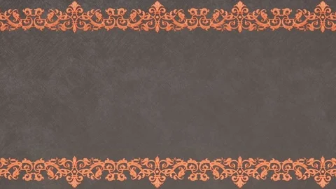 Renaissance retro victorian elegant frame, royal damask background with border Stock Footage 170792129