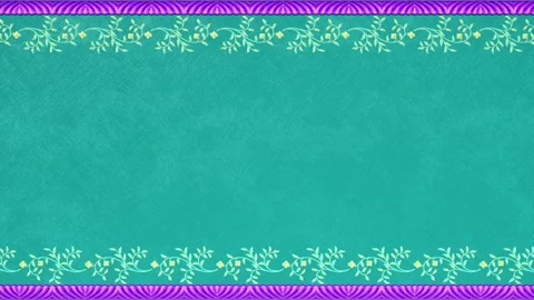 Renaissance retro victorian elegant frame, royal damask background with border Stock Footage 171139932