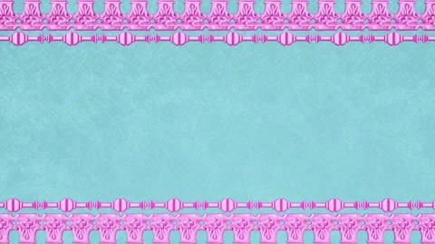 Renaissance retro victorian elegant frame, royal damask background with border Stock Footage 171139967