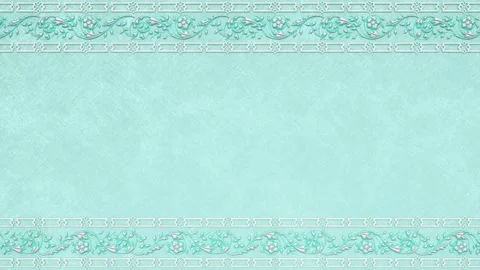 Renaissance retro victorian elegant frame, royal damask background with border Stock Footage 171140428
