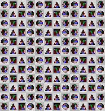 Renaissance stained glass textures Stock Photos