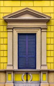Renaissance Style Window Fotos de archivo