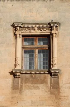 Renaissance window Stock Photos