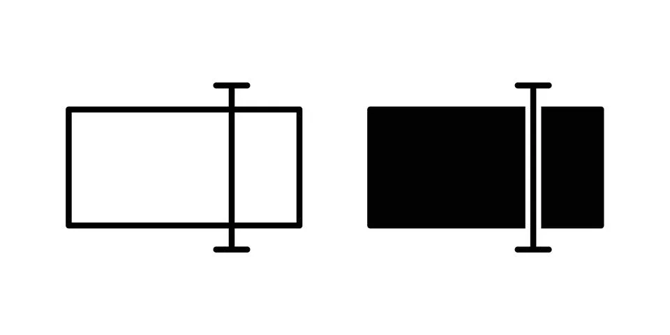 Rename icon solid, line, and editable vector set. Stock-Illustration