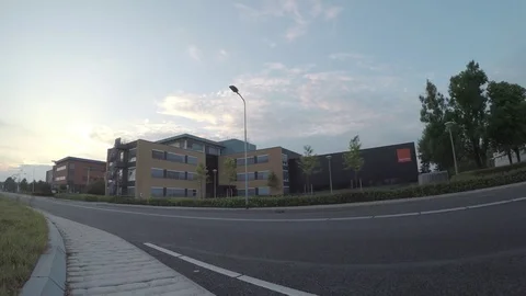 Renault Clio on the road Stock Footage 83624560