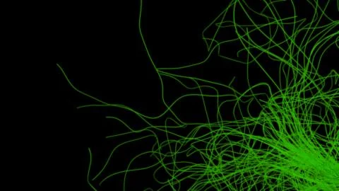 Render of 3D Abstract Chaotic Elements 스톡 일러스트