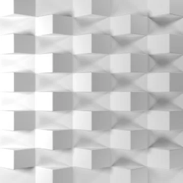 Render of 3D Geometric Abstract Background Stock-Illustration