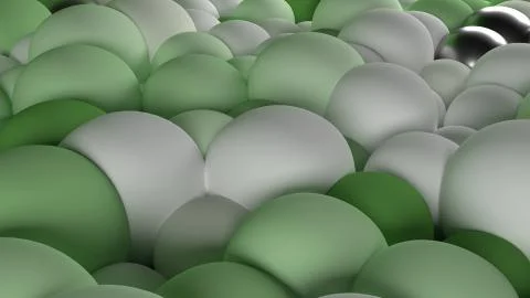 Render of 3D Geometric Abstract Background Stock Illustration