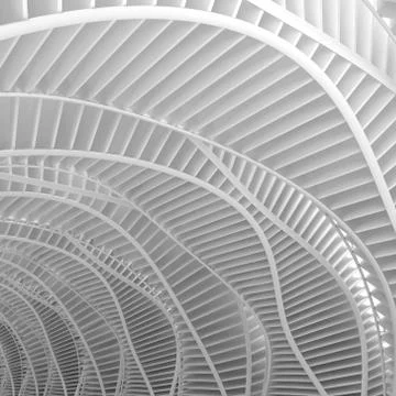 Render of 3D Geometric Abstract Background Stock Illustration