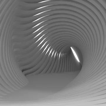 Render of 3D Geometric Abstract Background Illustrazione stock