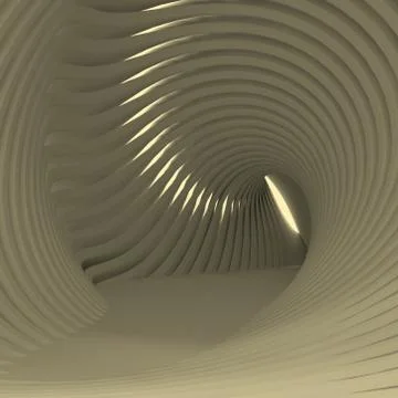 Render of 3D Geometric Abstract Background Stock-Illustration