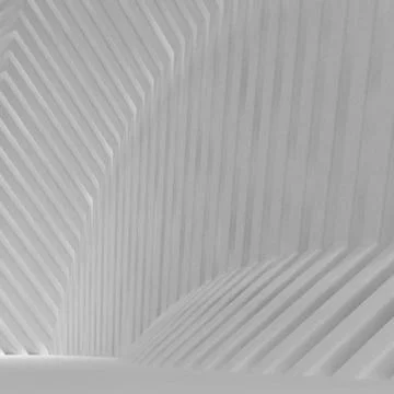 Render of 3D Geometric Abstract Background Illustrazione stock