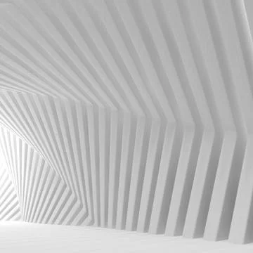 Render of 3D Geometric Abstract Background Stock-Illustration