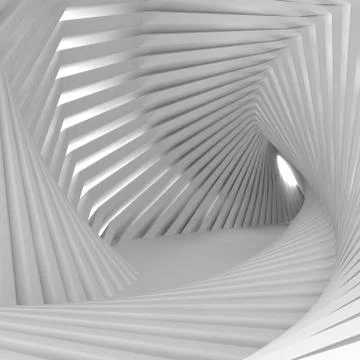 Render of 3D Geometric Abstract Background Stock Illustration