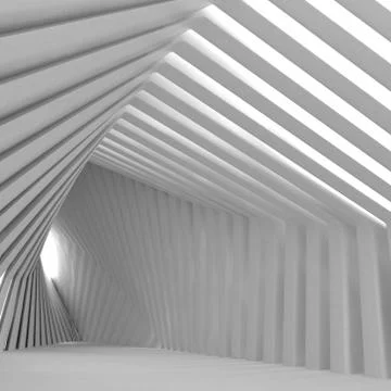 Render of 3D Geometric Abstract Background Stock Illustration