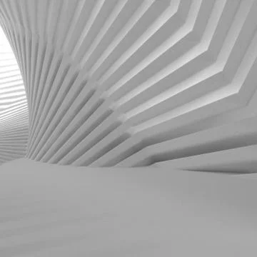 Render of 3D Geometric Abstract Background Stock-Illustration