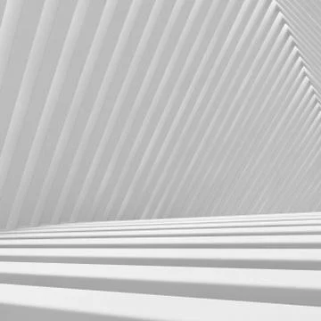 Render of 3D Geometric Abstract Background Stock Illustration